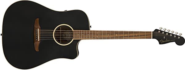 Fender Redondo Special California Series Guitarra Acústica Matte Black Finish Funda 970813106