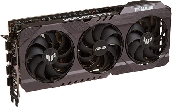 Asus TUF Gaming Nvidia GeForce RTX 3060 V2 OC Edicion Placa de Video PCIe 4.0 12GB GDDR6 HDMI 2.1 DisplayPort 1.4A Rodamientos de Ventilador Dual TUF-RTX3060-O12G-V2-GAMING