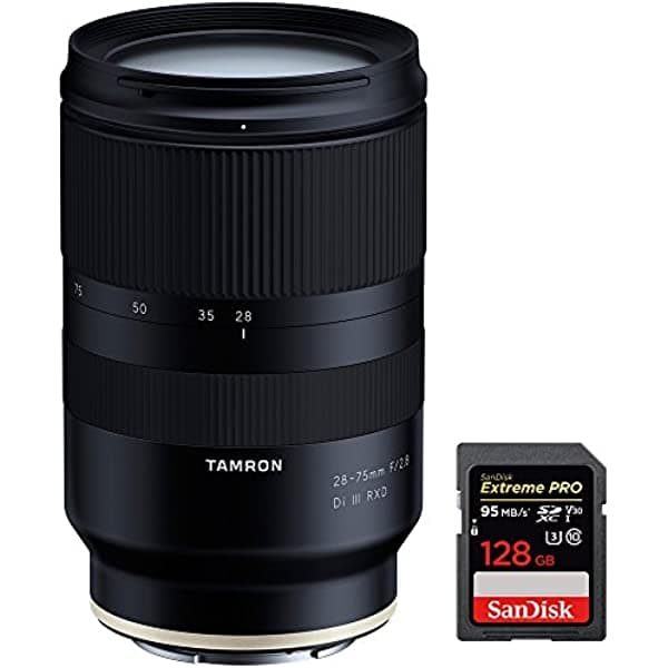 Tamron 28-75 Mm F 2.8 Di Iii Rxd Full Frame E-Mono Lente Sony Espejos A036 Sandisk Extreme Pro Sdxc 128Gb Uhs-1 Tarjeta De Memoria E10TM2875F28S