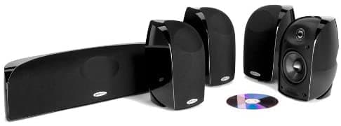 Polk Audio 747192121020 Tl350 Cine En Casa Audio Sistema 85Hz 31Khz Respuesta De Frecuencia Negra