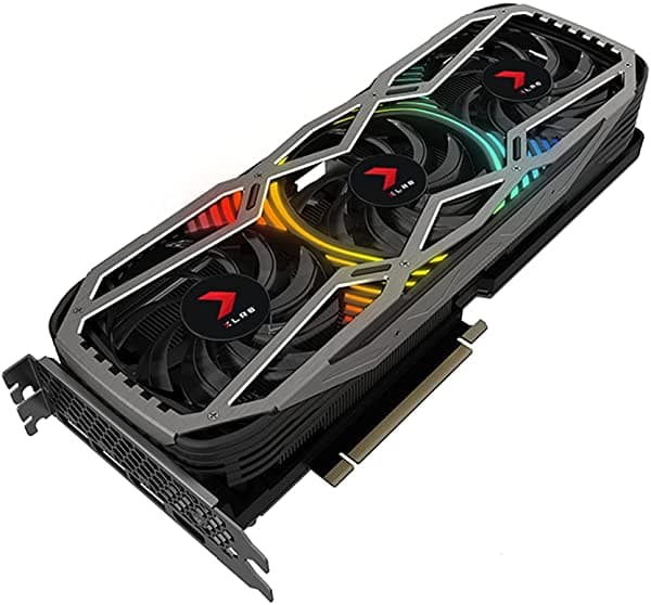 Pny Geforce Rtx 3070 8Gb Xlr8 Gaming Revel Epic-X Rgb Tarjeta Gráfica De Triple Ventilador Lhr ‎VCG30708LTFXPPB