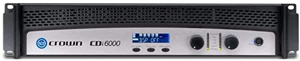 Crown Cdi 6000 Two Canales 2100-Watt 4Ω 70V 140V Amplificador De Potencia