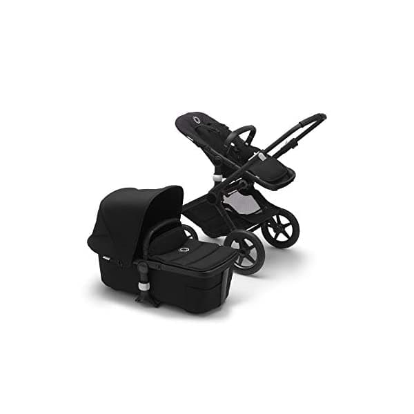 Bugaboo Fox 2 Completa Corrner All-Terrain De Tamaño Completo El Cochecito De Comodidad Más Avanzado Negro 02FOX-P