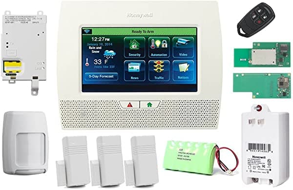 Honeywell Inalambrico Lynx Touch L7000 Kit de Alarma de Seguridad WiFi y Modulo GSM