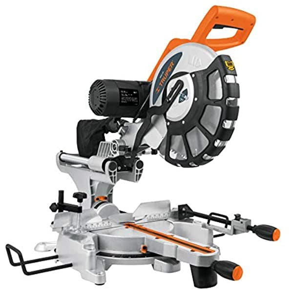 Truper Sinco-12X 12 Miterio Deslizante De Doble Bisel Mitre Saw Láser Línea 2 3 4 Hp La Cuchilla De Sierra De Madera Incluida