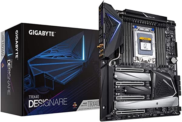 Gigabyte Trx40 Designare (Strx/Amd/Trx40/Direct 16+3 Phase Vrm/Aletas-Array Disipador De Calor Gen 4 Aic Con 4 Extra M.2/Xl-Atx/Placa Base)