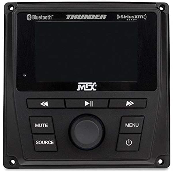 Mtx Awmc3 Controlador Multimedia Bluetooth Para Todo Tipo De Clima Para Utv Y Marine Con Am/Fm/Wb. Listo Para Satélite