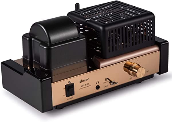 Dared Mp-5Bt Un Amplificador Integrado De Tubo De Vacío Estéreo Amplificador Híbrido Conexión Bluetooth Entrada Usb/Dac Salida De Auriculares Presalida 25Wx2 Con Tubos 6N11 6N21 6E21
