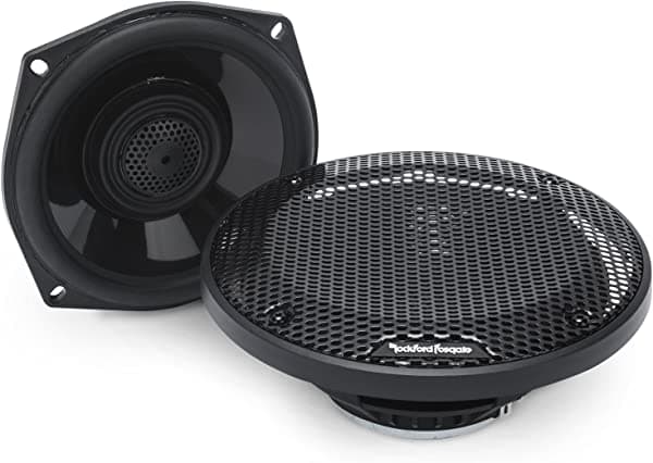 Rockford Fosgate Tms5 Power Harley-Davidson 5.25 Altavoces Tour-Pak De Gama Completa (1998-2013)