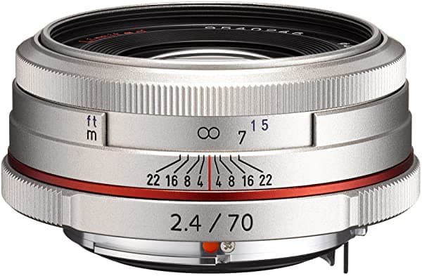Pentax K-Mount Hd Da 70 Mm F 2.4 70-70 Mm Lente Fijo Pentax Kaf Camara Limited Silver HD Pentax DA 70mm f/2.4 Limited Silver