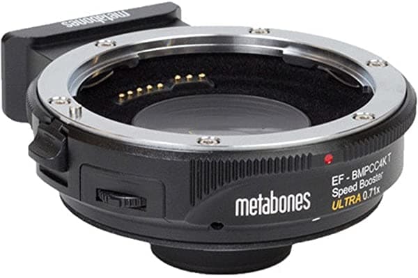Metabones T Speed Booster Ultra 0.71X Adaptador Canon Ef Lente Bmpcc4K Camara MB_SPEF-m43-BT8