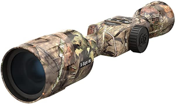 theOpticGuru Atn Mossyoak X-Sight-4K Pro Smart Day/Night Camo Scope Con Video Full Hd Zoom Suave Bluetooth Y Wi-Fi