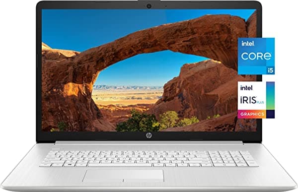 HP Pavilion 17 Laptop, Pantalla IPS FHD de 17.3" 100% sRGB, Intel Core i5-1135G7 de 11ª Generación, Gráficos Intel Iris Xe, WiFi, Webcam, Larga Duración de Batería, Windows 10 (Último Modelo) (16GB RAM | 512GB SSD)