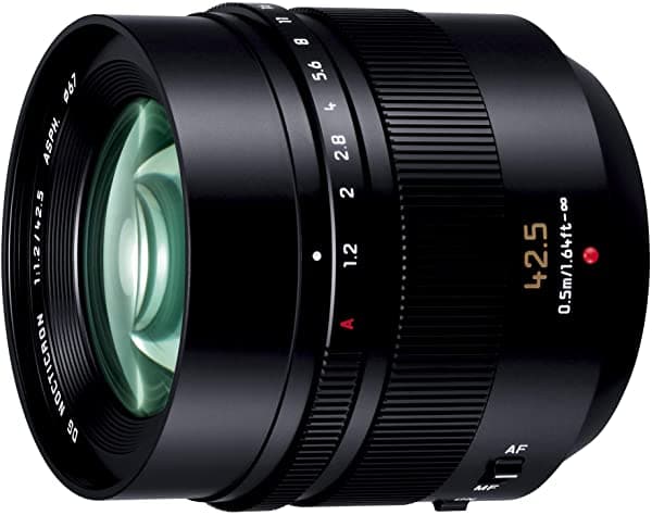 Panasonic - Teleobjetivo Mediano De Enfoque Único Para Micro Cuatro Tercios Leica Dg Nocticron 1.673 In/F1.2 Asph./Power O.I.S. H-Ns043