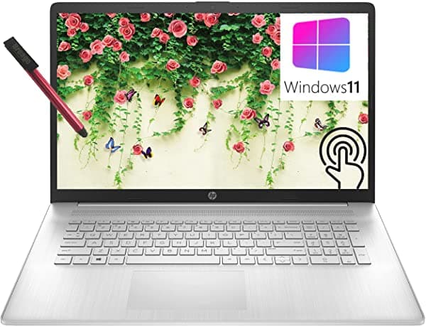 Hp 17 17.3" Hd+ Pantalla Táctil Windows 10 Pro Business Laptop Hexa-Core Amd Ryzen 5 5500U (Beat I5-1135G7) 16Gb Ddr4 Ram 512Gb Pcie Ssd 802.11Ac Wifi Bluetooth 5.0 64Gb Flash Stylus 17-cp