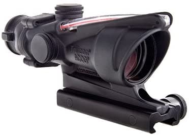 Trijicon Ta31-D-100288 Acog 4X32Mm Dual Iluminados 40 Mm Chevron Rojo M193 Retícula Ta51 Mount Black