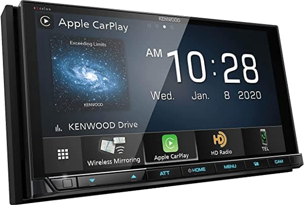 Kenwood Excelon Dmx957Xr 6.8 Capacitive Touch Panel Digital Multimedia Receptor Bluetooth & Hd Radio No Reproduce Cds | Pantalla De Alta Definición