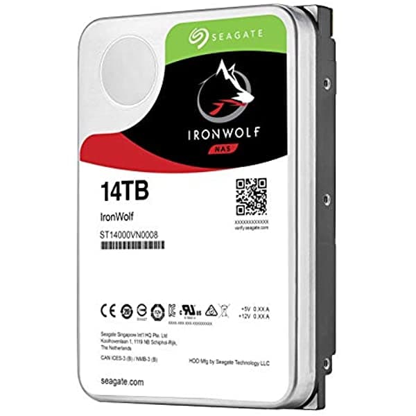 Seagate Ironwolf 14Tb Nas Drive Duro Interno Hdd - 3.5 Pulgadas Sata 6Gb S 7200 Rpm 256Mb Cache Raid Red De Almacenamiento St14000Vn0008 A Pedi ST14000DM001