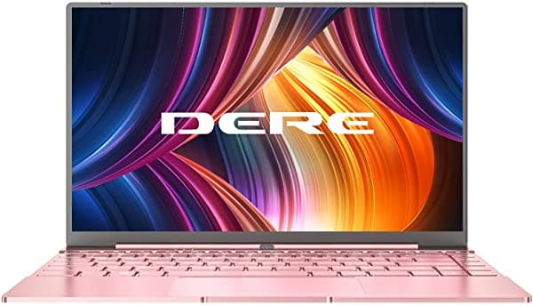 Dere La Computadora Portátil Computeración 14.1 La Computadora Portátil Rosa Intel Celeron N5095 Cpu 12Gb Ddr4 256Gb Ssd Fhd Pantalla Pequeña Computad ‎V14S-256G-P