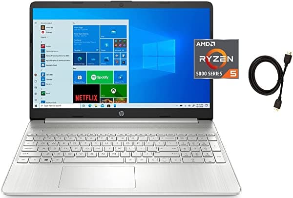 2021 Hp 15.6 Fhd Laptop Premium Amd 6-Core Ryzen 5 5500U Hasta 4.0Ghz 16 Gb Ram 512Gb Pcie Ssd Amd Radeon Graphics Lector Usb-C Windows 10 Home + Hdmi