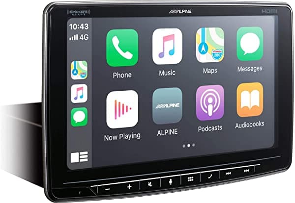 Alpine Ilx-F409 - Unidad Principal De Receptor De Radio Digital Bluetooth De 9 Pulgadas Con Pantalla Táctil Para Automóvil Dash F409