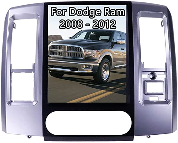 Zwnav Radio Android Estilo Tesla Para Dodge Ram 1500 2500 3500 2008-2012 Estéreo Para Automóvil Autoradio 2 Din Gps Navegación Multimedia Reproductor Dsp Inalámbrico Carplay Unidad Principal (2008-2012 64 Gb Tres Asientos)