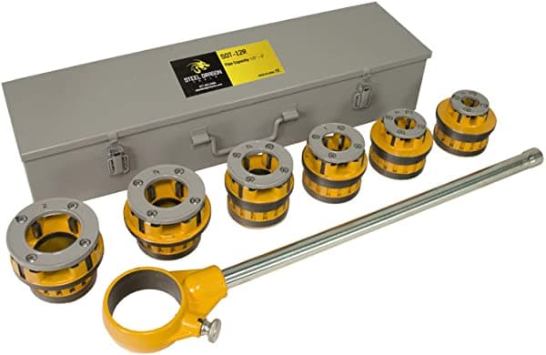 Steel Dragon Tools Herramientas De Dragón De Acero 12-R 1 2In. 2 Pulgadas. Manual Ratchet Steader Conjunto De Ridgid 700 41935 12R 36475