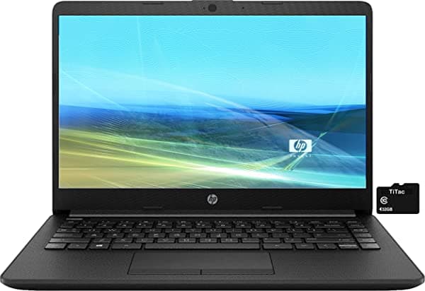 HP Pavilion - Notebook HD de 14 Pulgadas AMD Athlon Silver 3050U Hasta 3.2 GHz (supera al i3-7100U) 8 GB DDR4 128 GB SSD Cámara Web USB-C HDMI Bluetooth Negro Windows 10 S con Accesorio HP Athlon