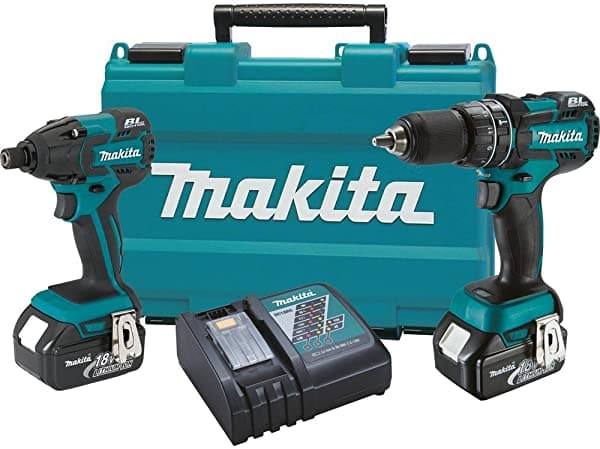 Makita Xt248M 18V Lxt Lithium-Ion Biskless Incolente 2-Pc. Kit Combo 4.0Ah