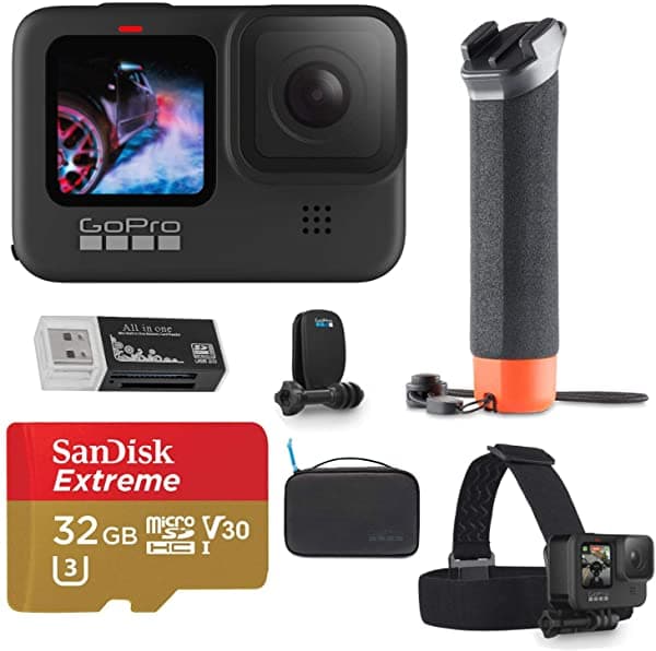 Gopro Hero9 Black Sports Y Action Camara Bundle Adventure Kit 32Gb Lector De Tarjetas Microsd