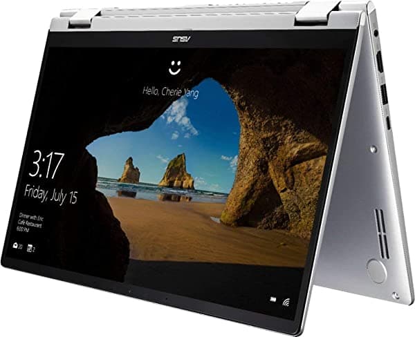 Asus Vivobook Go Flip - Portátil Ultraligero 2 En 1 Hd Touch De 14 Pulgadas Intel Celeron N4500 Gráficos Uhd 4 Gb De Ram 64 Gb Emmc Numberpad Microsoft 365 1 Año Wifi Bluetooth Hdmi Cámara Web Win11 S Q4