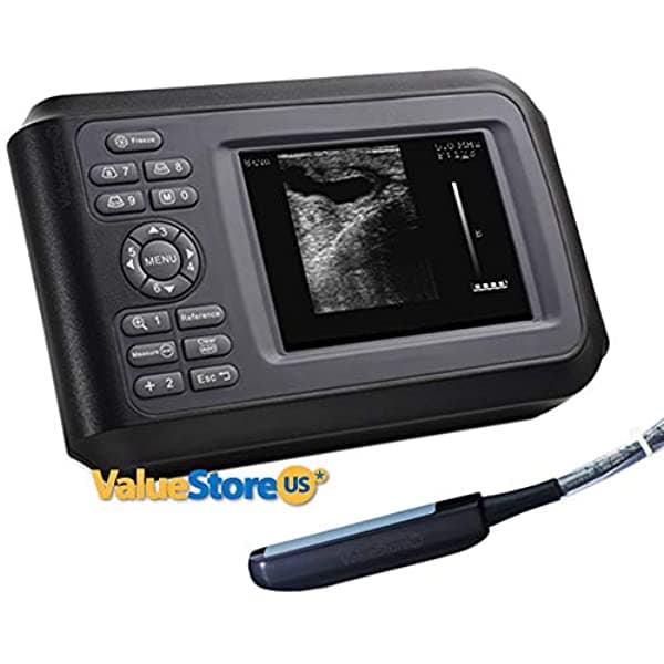 ValueStore.us Escáner De Ultrasonido Portátil Veteri Na Ry Preg Na Ncy V16 7.5 Mhz Sonda Rectal Ganado Camello Equino Y Vaca.