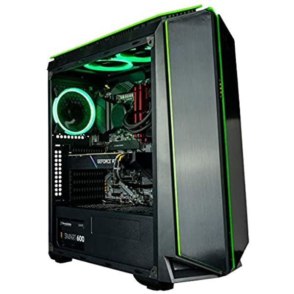 Computer Upgrade King Computadora De Escritorio Para Videojuegos Mantis V2 Gamer (Nvidia Geforce Rtx 2060 Procesador Intel 8-Core I7-10700F 32Gb Ddr4 Ram 512Gb Nvme Ssd + 2Tb Hdd Windows 11H) Para Videojuegos