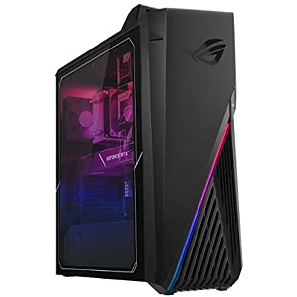 ASUS Rog Strix G15Ck - Pc De Escritorio Para Juegos Intel Core I7-10700Kf Geforce Rtx 2060 Super Ram Ddr4 De 16 Gb Ssd De 512 Gb Wi-Fi 6 Teclado Rog Strix Flare Y Mouse Gladius Ii Windows 10 Home G15Ck-Bs764