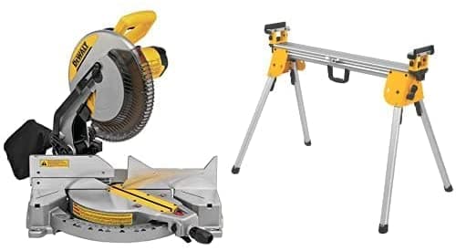 Mitor De 12 Pulgadas De Dewalt De 12 Pulgadas Compuesto De Bisel Único Dws715 Y Miter Sit Sitpact Dwx724 Silver