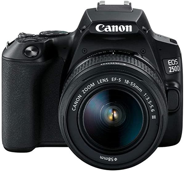 Canon Eos Rebel Sl3 Dslr Camara Ef-S 18-55 Mm F 4-5.6 Es Stm Lente Modelo De Instación Blackinternational 3453C020