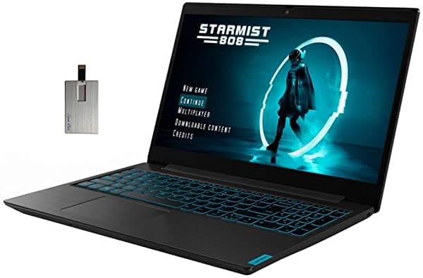 Lenovo Ideapad L340 2021 - Computadora Portátil Para Juegos Fhd De 15.6 Pulgadas Intel Core I5-9300Hf 32 Gb De Ram Ssd Pcie De 2 Tb Kb Retroiluminado Geforce Gtx 1650 Dolby Audio Cámara Web Hd Win 10 Negro Tarjeta Usb Snowbell De 32 Gb