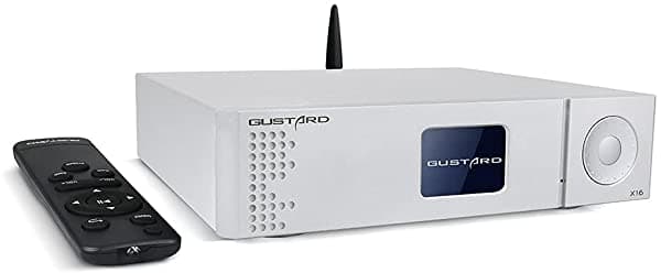 Dilvpoetry Gustard Dac-X16 Mqa Usb Dac Bluetooth5.0 384Khz Dsd512 Pcm768Khz Es9068As Dac Xmos Xu216 Audio Estéreo De Todo Equilibrio Decodificador De Audio Silve