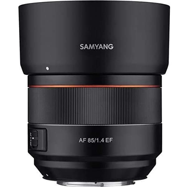 Samyang Lente De Enfoque Automático F1.4 De Alta Velocidad De 3.346 In Para Montaje Canon Ef Negro (Syio85Af-C)