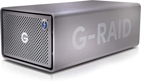 Sandisk Profesional 12Tb G-Raid 2 Drive De Escritorio De 2-Bay De Clase Empresarial 7200Rpm Ultrastar Drive Dentro De Thunderbolt 3 Usb-C Hdmi Puerto SDPH62H-012T-NBAAD
