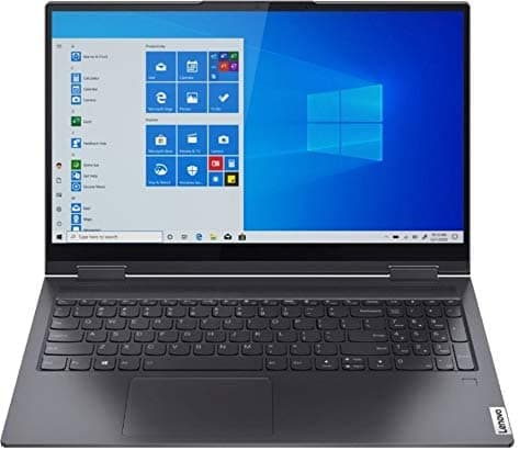 Lenovo Yoga 7I 2 En 1 Fhd Pantalla Táctil 2 En 1 De 15.6 Pulgadas Laptop Intel Quad-Core I5-1135G7 Gráficos Intel Iris Xe 8Gb Ddr4 Ram Ssd De 256Gb Teclado Retroiluminado Windows 10 Home De 64 Bits Gris