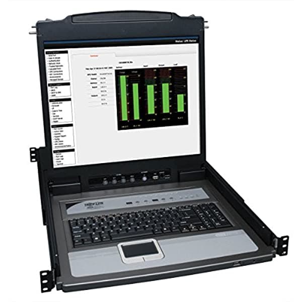 Tripp Lite B020-U08-19-K 8-Puerto Consola Kvm Switch 19 Lcd Y 8 Ps2 Cables Combinados Usb