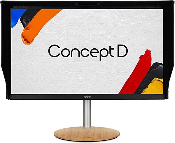 Acer Conceptd Cp3 Cp3271U Vbmiippruzx 27 "Wqhd 2560 X 1440 Ips Monitor De Sincronización Adaptativa Pantone Validada Displayhdr400 165Hz Hasta 0.7Ms D