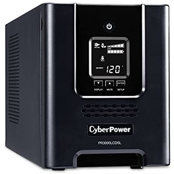 Cyberpower Pr3000Lcdsl Sistema Smart App Sinewave Ups 3000Va/2700W 7 Puntos De Venta Avr Mini-Tower Black
