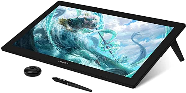 Huion Kamvas Pro 24 4K Uhd Graphics Tablet De Dibujo Con Vidrio Anti-Glaseado De Pantalla Completa 140% Srgb-Presión De Lápiz De Lápiz 8192 Sin Baterí HUION GT2401
