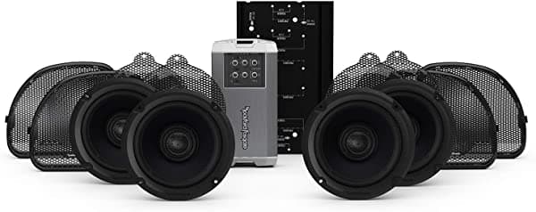 Rockford Fosgate Hd14U-Stage2 Kit De Cuatro Altavoces Y Amplificadores Para 2014+ Harley-Davidson Road Glide Ultra & Street Glide Ultra A Pedid
