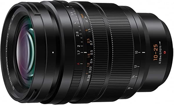Panasonic Lumix G Leica Dg Vario-Summilux 10-25 Mm F1.7 Asph. Lente Apertura Sin Escalones Rendimiento De Video Micro 4 Thirds Monte H-X H-X1025