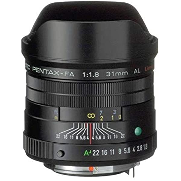 Pentax 31 Mm F/1.8 Fa Lente Limitada Para Cámaras Pentax Y Samsung Slr PENTAX 31mm f/1.8 AL Limited | black