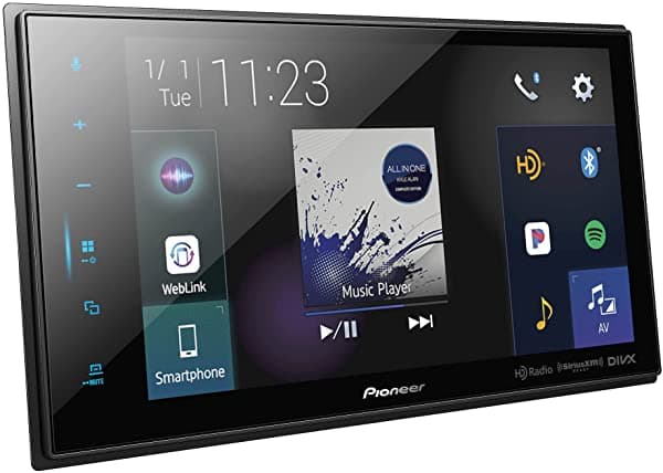 Pioneer DMH-C5500NEX Amazon Alexa de 8 Pulgadas Cuando se Combina Con la Aplicación Pioneer VOZSIS Android Auto Apple Carplay Bluetooth HD Radio - Soluciones Modulares Receptor Multimedia Digital