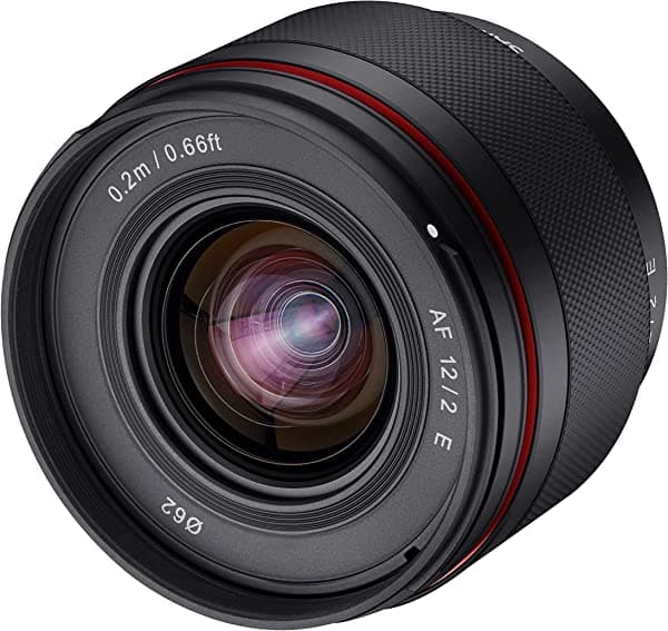 Samyang Af 12 Mm F2.0 Lente De Enfoque Automático Para Sony E 23072